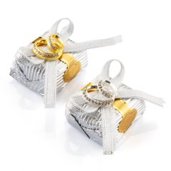 Dekorlu Alyans 500 Gr. - Altın/Gümüş (Karışık)