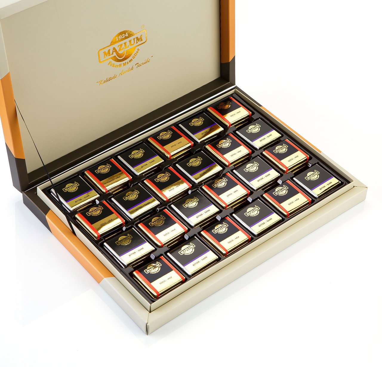 Mazlum Sargılı(Yaldızlı) Madlen Kutu