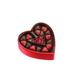 Orta Kalp Kadife Kutu