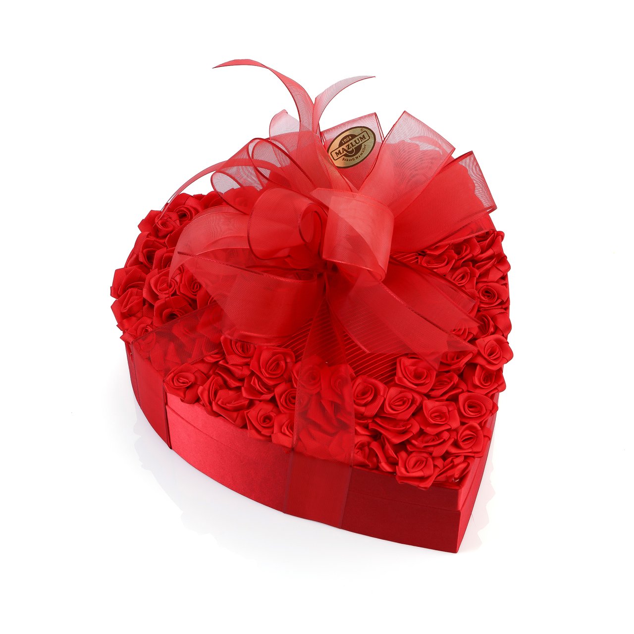Büyük Kalp Kadife Kutu