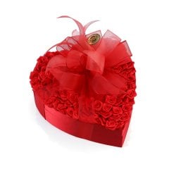 Büyük Kalp Kadife Kutu