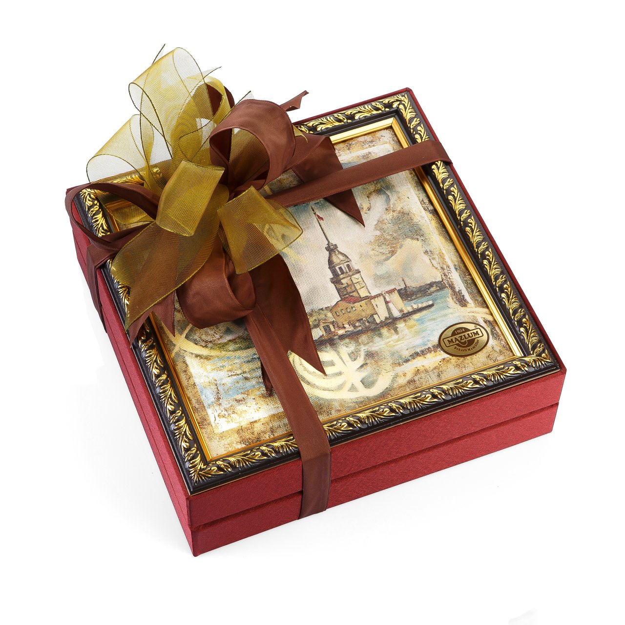 Tablo Serisi Kadife Küçük Kutu (Tarihi Kız Kulesi)