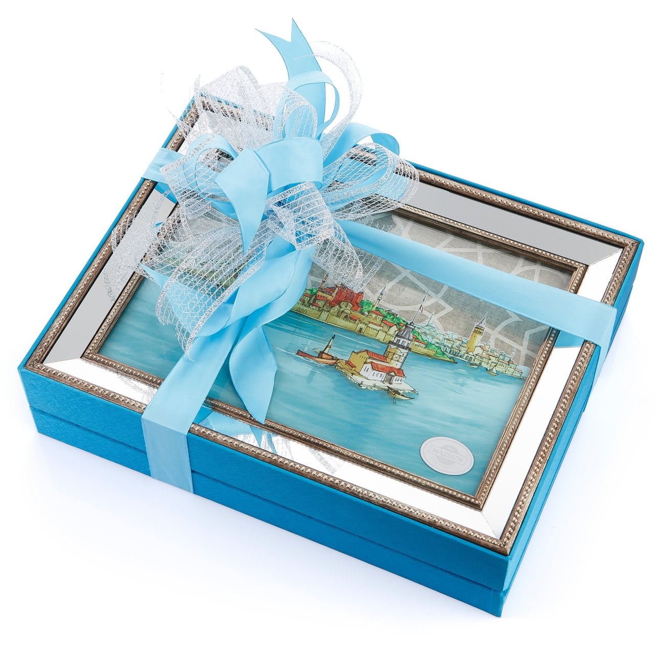 Aynalı Tablo Serisi Kadife Kutu (Kız Kulesi)