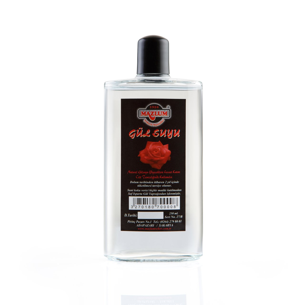 Mazlum Naturel Gülsuyu (Katkısız)